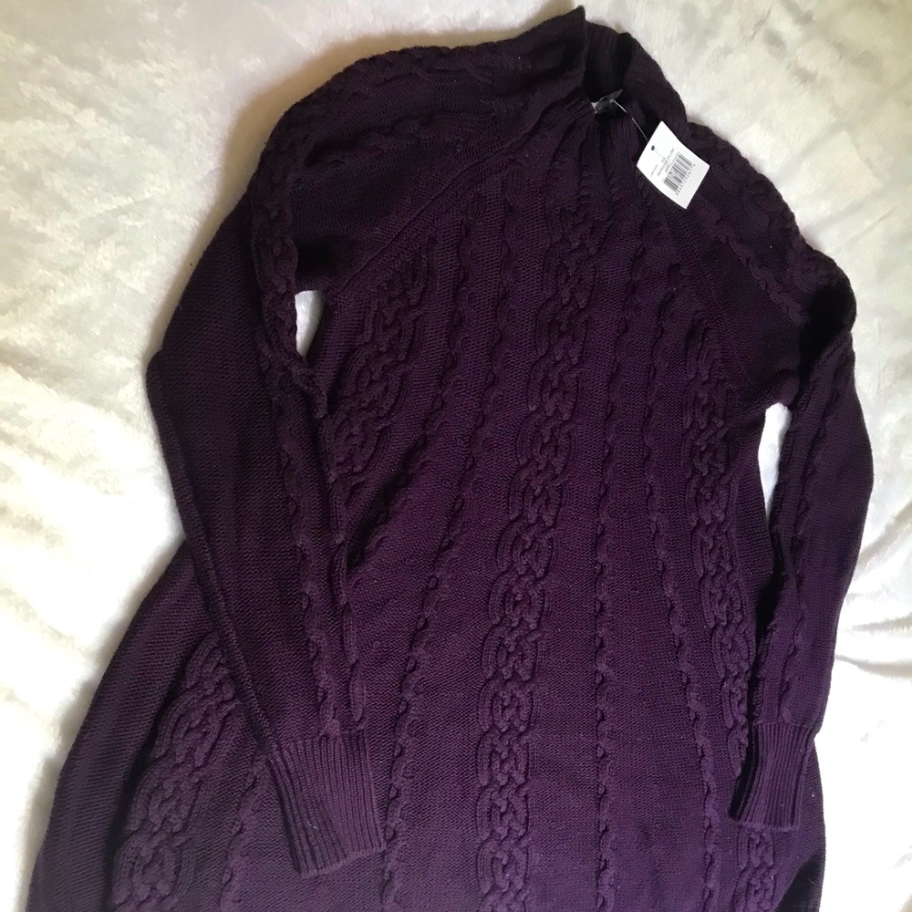 Mock neck tunic sweater size XS